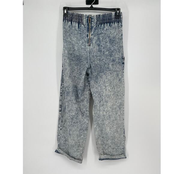 Vintage‎ Hand Painted Acid Wash 80’s 90’s High Waist Baggy Funky Unique - Picture 2 of 10
